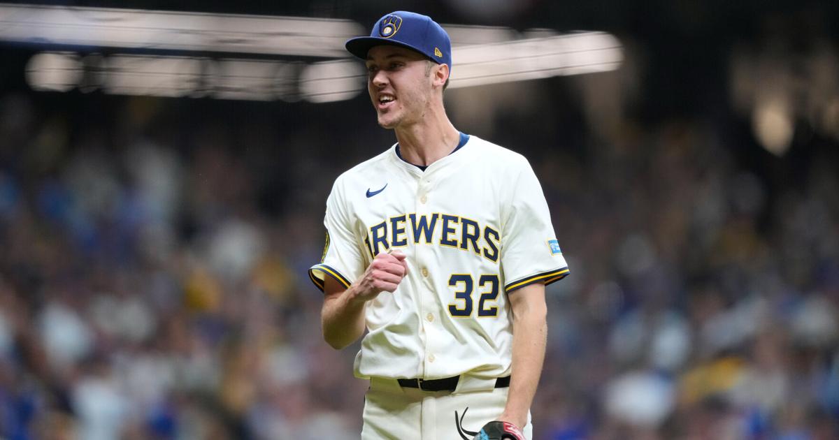 Midseason additions of Misiorowski and Vaughn have played big role in getting Brewers to NLCS | National News