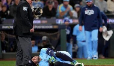 Springer leaves Game 5 with right knee injury after being hit by pitch | National Sports