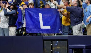 Trolling the Cubs with an ‘L’ flag backfires on Brewers with NLCS flop | National Sports