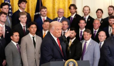 Trump honors 2025 college baseball champs LSU and LSU-Shreveport | National News