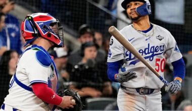 Dodgers shuffle their slumping lineup for World Series Game 5, moving Betts down and benching Pages | Sports