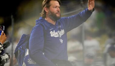 Clayton Kershaw's last moments at Dodger Stadium are bittersweet farewell after Game 5 of Series | Sports