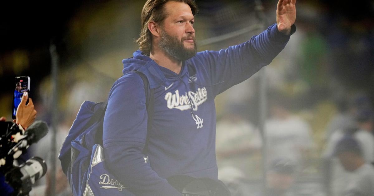 Clayton Kershaw's last moments at Dodger Stadium are bittersweet farewell after Game 5 of Series | Sports