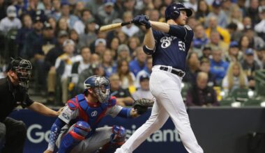 What happened the other times the Dodgers and Brewers met in playoffs?