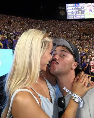 livvy dunne/Instagram Paul Skenes and Livvy Dunne.