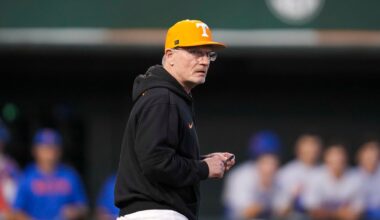 Frank Anderson named interim Tennessee coach after Tony Vitello to Giants