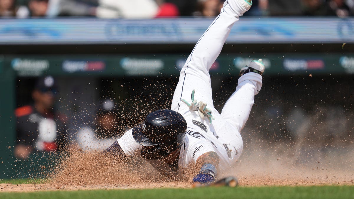 Carpenter injury puts extra sting in loss as Detroit Tigers fall just short of sweep