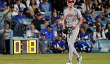 Reds' Andrew Abbott, Nick Lodolo throw 14 pitches combined vs Dodgers