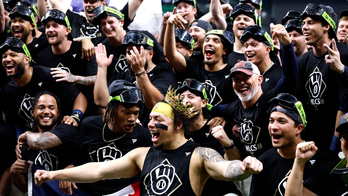Brewers celebrate finally beating Cubs. Why NLDS win means so much.