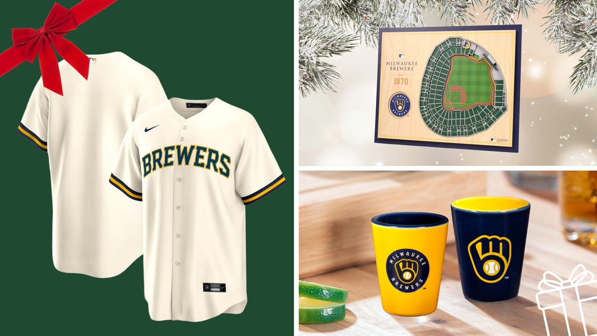 Celebrate the Milwaukee Brewers with team-inspired holiday gifts