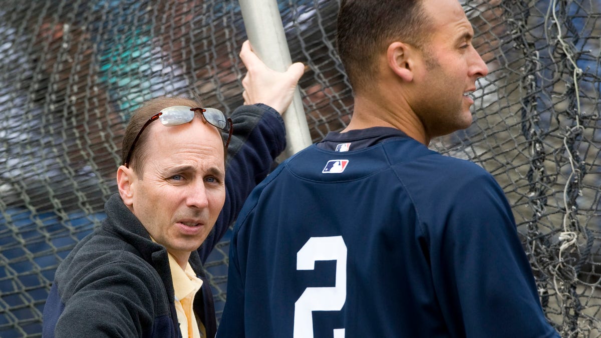 Yankees' Brian Cashman fires back at Derek Jeter and Alex Rodriguez