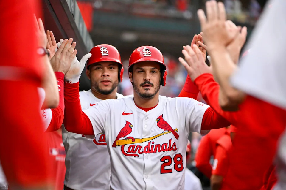 St. Louis Cardinals third baseman Nolan Arenado (28)© Jeff Curry-Imagn Images