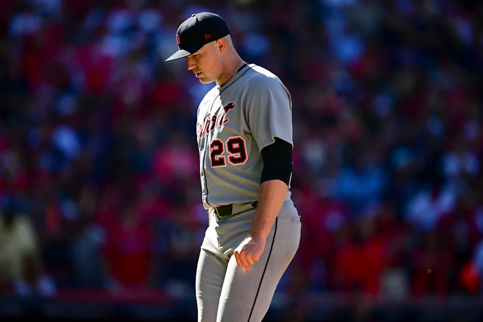 Detroit Tigers pitcher Tarik Skubal (29) © David Dermer-Imagn Images
