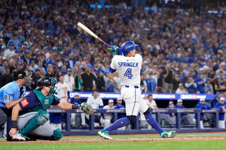 George Springer in action.