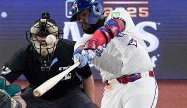 Guerrero hits 6th postseason homer and Blue Jays beat Mariners 6-2 to force Game 7 of ALCS – The Press Democrat