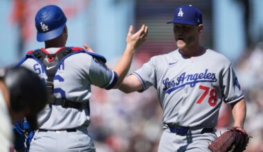 Dodgers add Ben Casparius to NLCS pitching staff, drop third catcher Dalton Rushing – Orange County Register