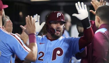 Watch all four of Kyle Schwarber's home runs in historic game