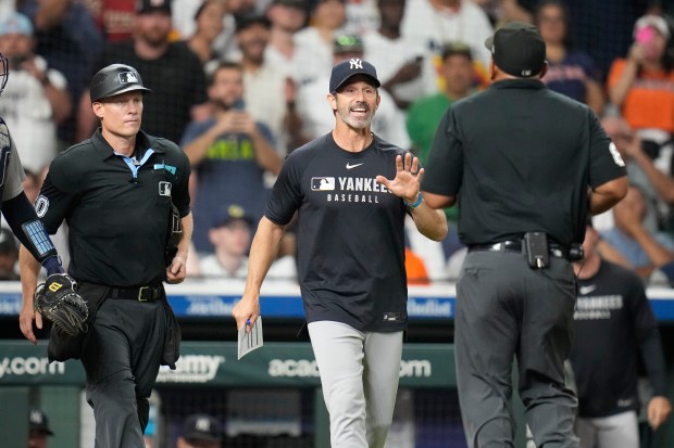 Yankees bench coach Brad Ausmus.