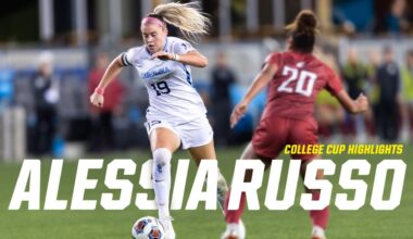 Alessia Russo NCAA soccer tournament and College Cup highlights
