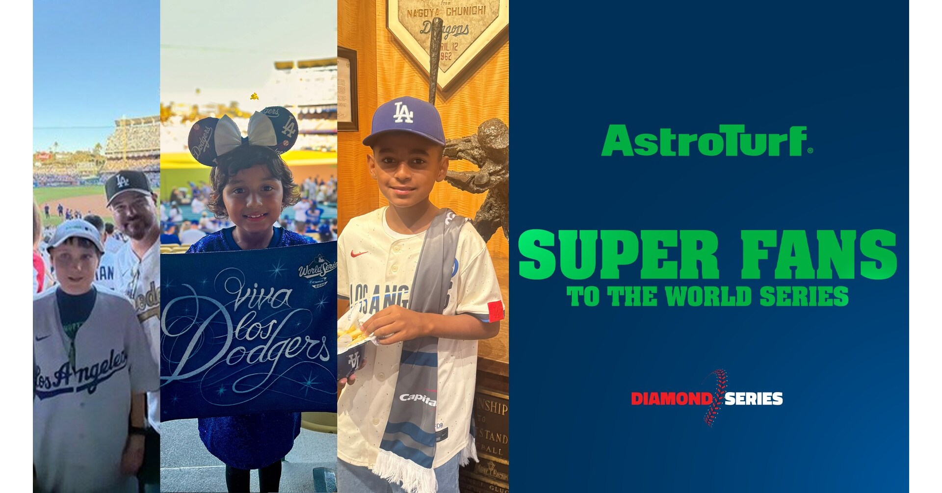 AstroTurf Sends Three Baseball Super Fans to the World Series