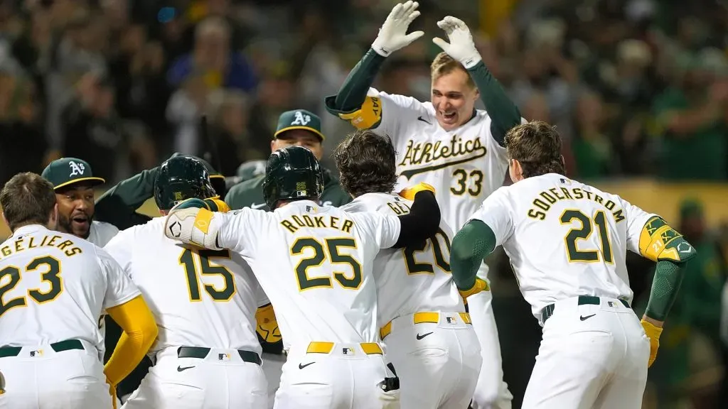 Oakland Athletics playes (Source: Thearon W. Henderson/Getty Images)
