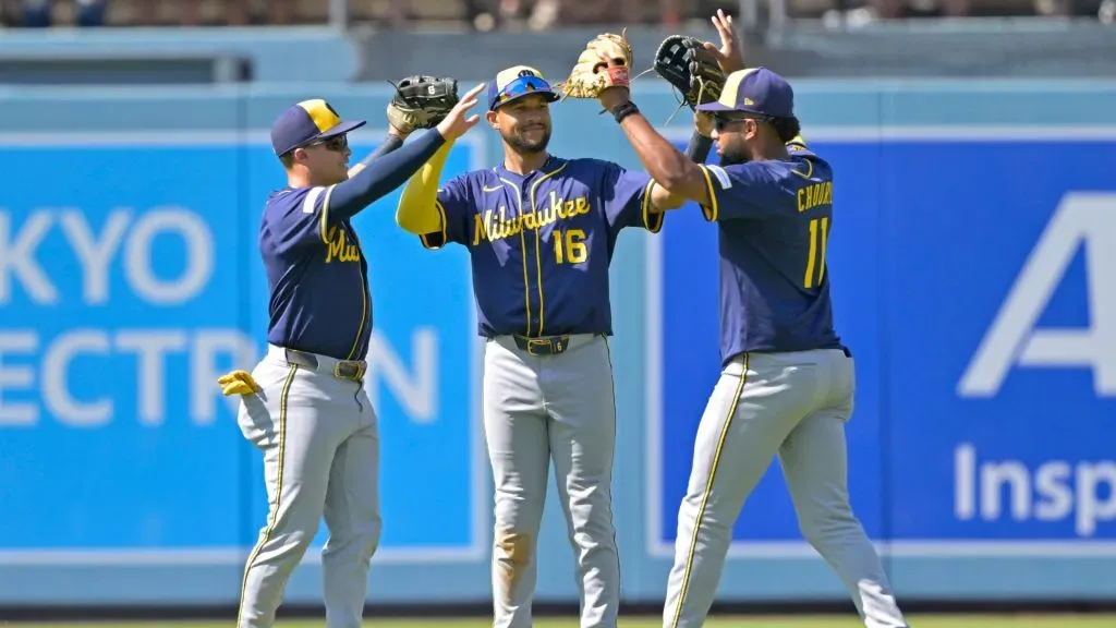Milwaukee Brewers players (Source: Jayne Kamin-Oncea/Getty Images)