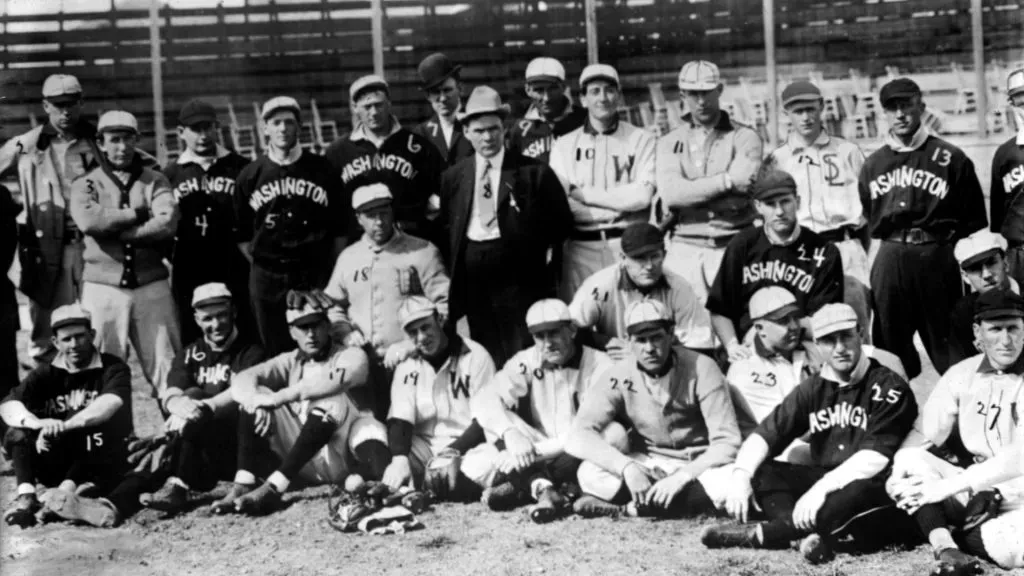 Washington Senators players (Source: Wikimedia Commons)