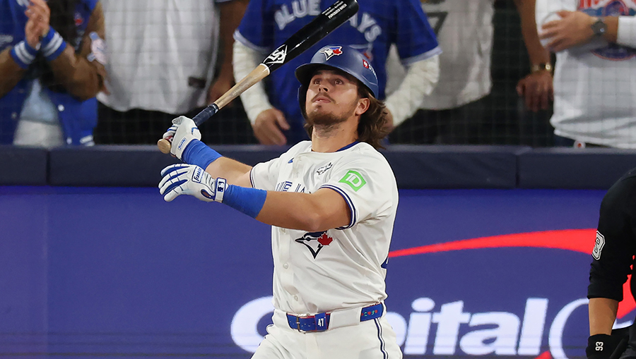 Toronto Blue Jays Addison Barger World Series...