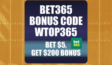 Bet365 Bonus Code WTOP365: Claim $200 Bonus for MLB, NCAAF, NFL Week 6