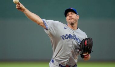 Max Scherzer looking to match moment, lean on postseason experience in Game 4 of ALCS for Blue Jays
