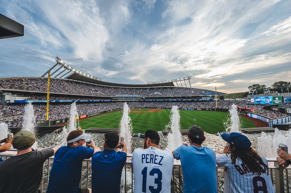 FILE - Kauffman Stadium, home of the Kansas City Royals.