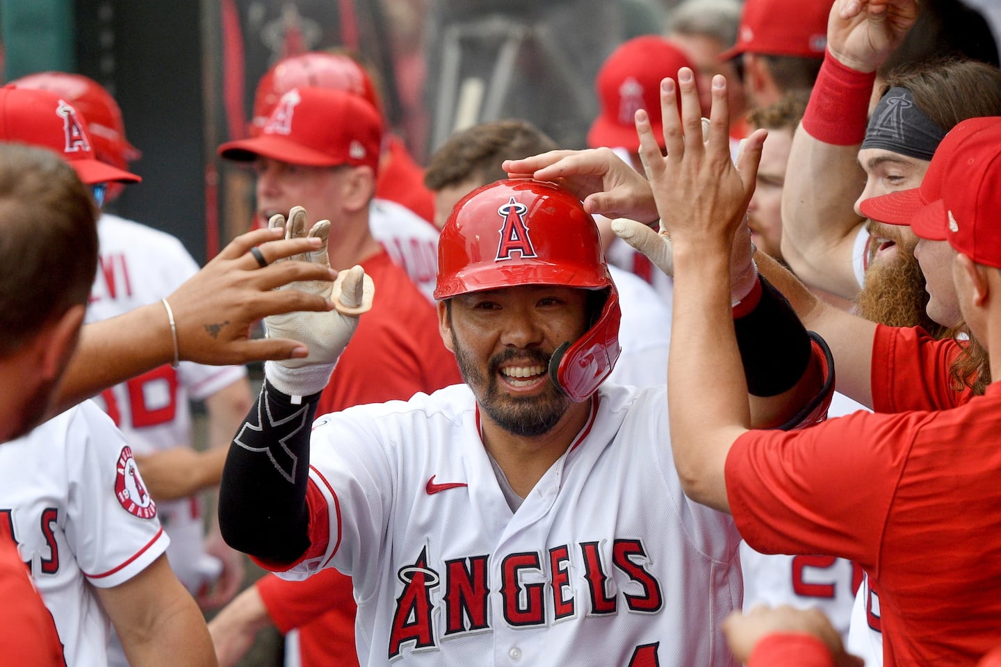 Kurt Suzuki played the final two years of his 16-year career with the Angels, retiring after the 2022 season.