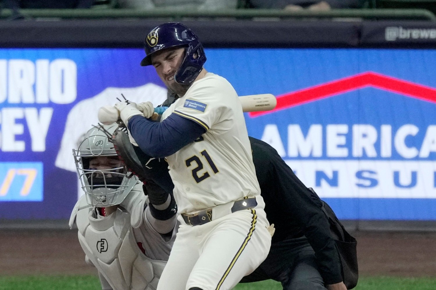 Bases on Bruise: Relentlessness and Courage Have Made Caleb Durbin a Good Big-Leaguer - Brewers