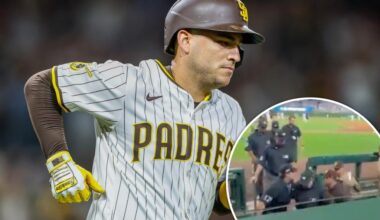 Padres punished for fiery umpire confrontation