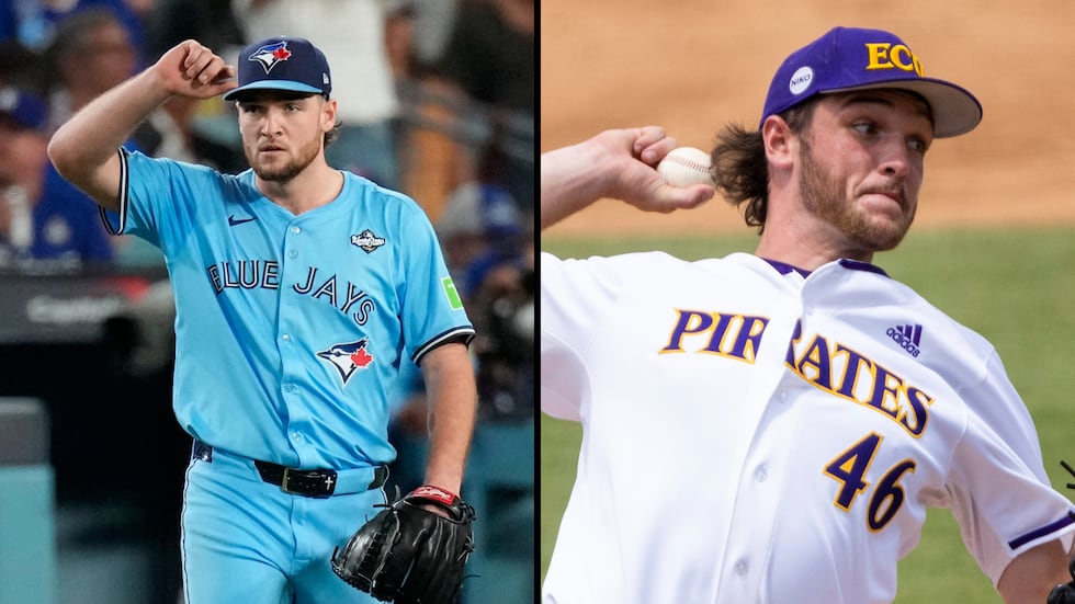 Former ECU star pitcher Trey Yesavage made World Series history with the Toronto Blue Jays on...