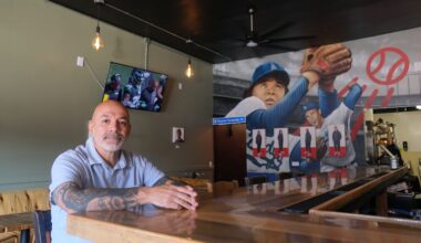 Why this LA business owner is painting over his Dodgers mural