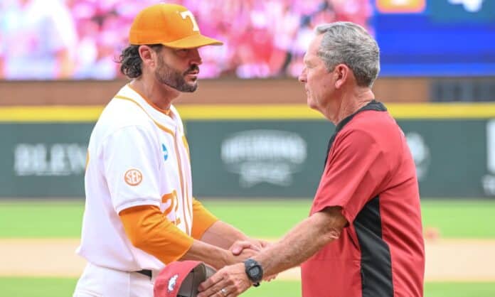 Tony Vitello, Dave Van Horn, Arkansas baseball, Tennessee baseball, San Francisco Giants