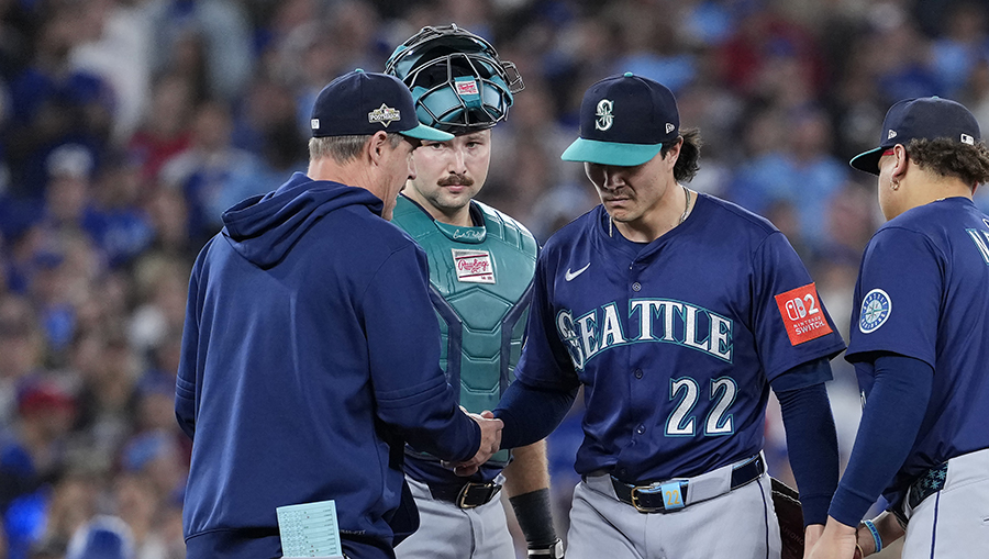 Seattle Mariners Bryan Woo...