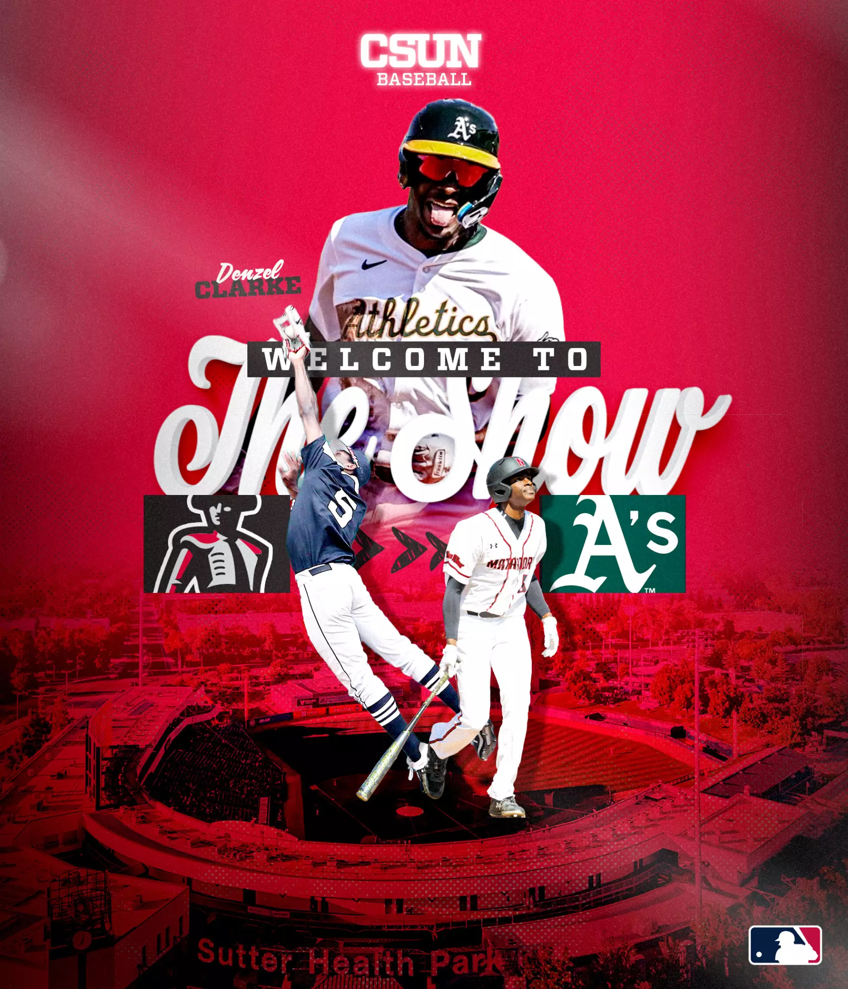 Denzel Clarke MLB A's