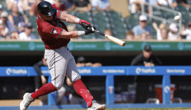 Arizona Diamondbacks' James McCann...