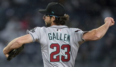 Arizona Diamondbacks pitcher Zac Gallen, qualifying offer...