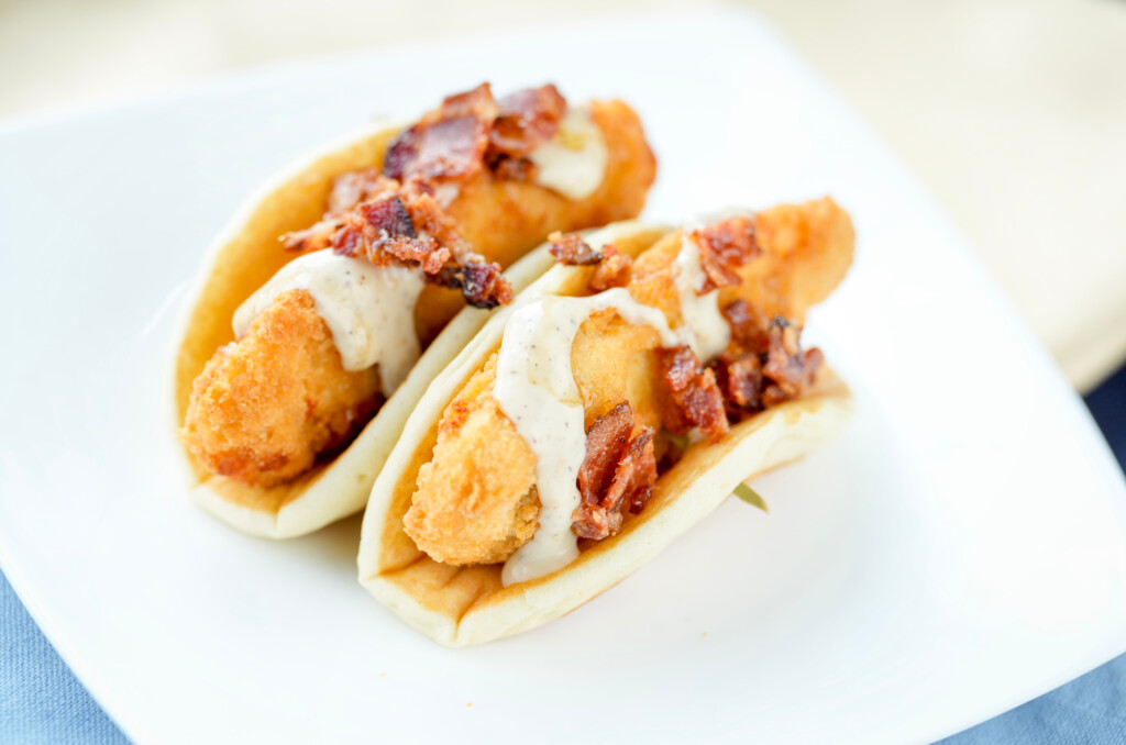 Double Chick n Pancakes is among a list of specialty food items that will be available at American Family Field for the Milwaukee Brewers 2025 postseason. (Photo: Milwaukee Brewers)