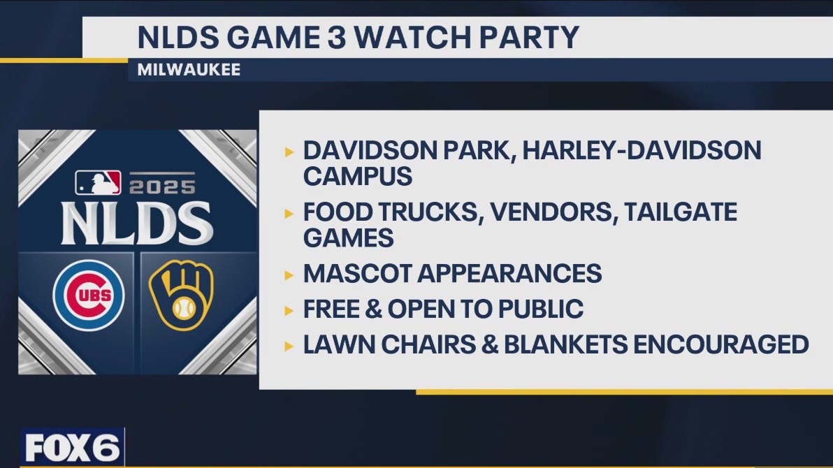 Brewers NLDS Game 3 watch party