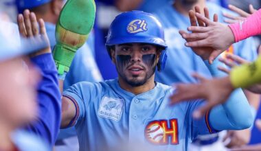 After forgettable 2025 regular season, Jared Serna catches fire in winter ball - Fish on the Farm