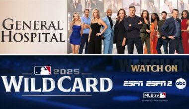 General Hospital, MLB 2025 Wild Card Series, ABC, ESPN, ESPN2