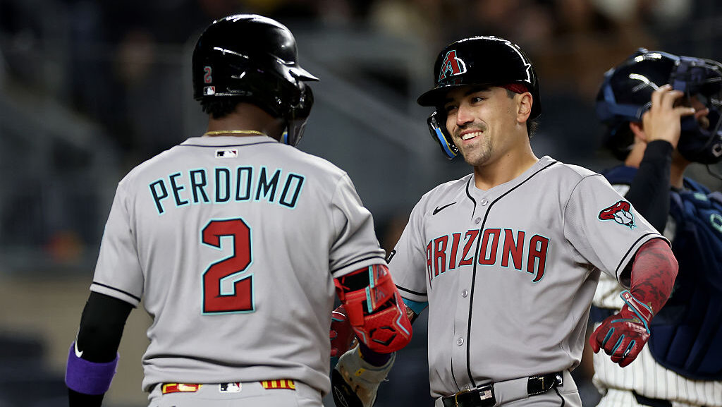 Geraldo Perdomo #2 of the Arizona Diamondbacks...