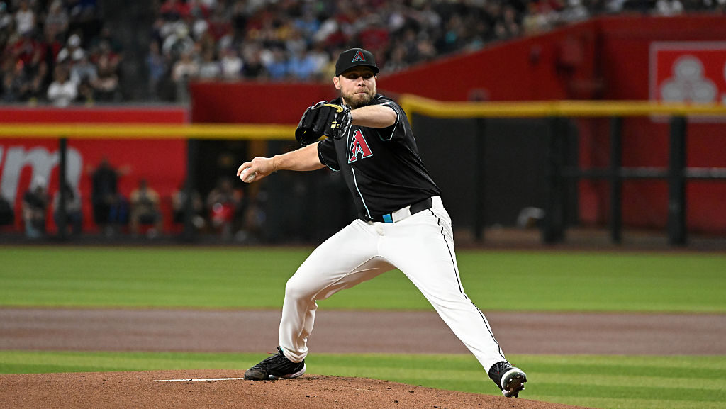 Corbin Burnes #39 of the Arizona Diamondbacks
