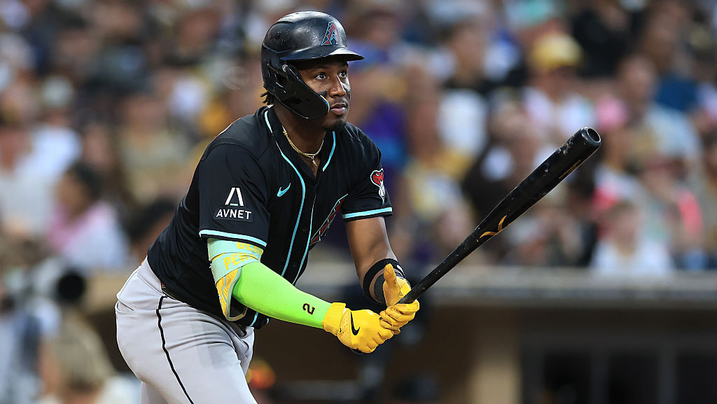 Geraldo Perdomo #2 of the Arizona Diamondbacks...