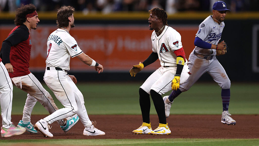 Geraldo Perdomo #2 of the Arizona Diamondbacks...
