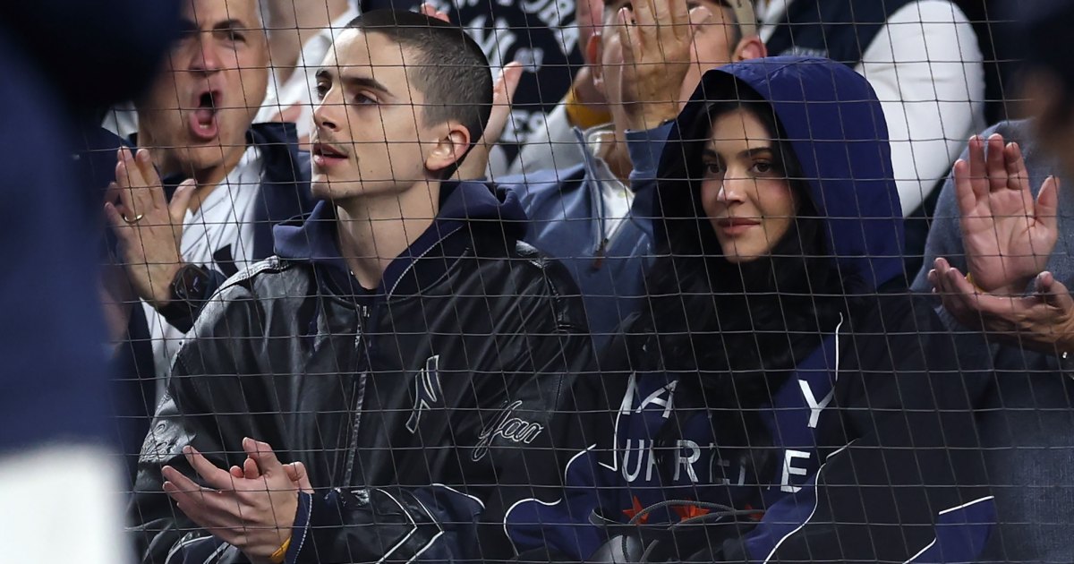 Kylie Jenner Joins Timothee Chalamet for Yankees Game Outing